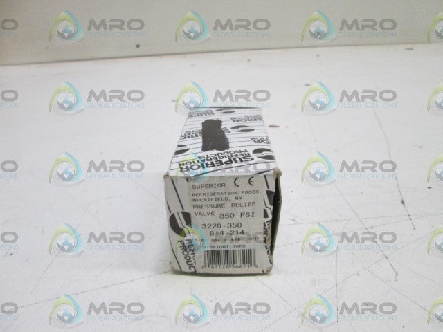 SUPERIOR VALVE 3220-350 *NEW IN BOX*