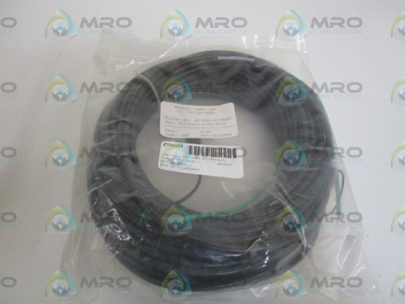 BROADLEY-JAMES CORP. EXT. CABLE W/ SOL. GRND. AX-1000-H5-N80FF * NEW IN BAG *