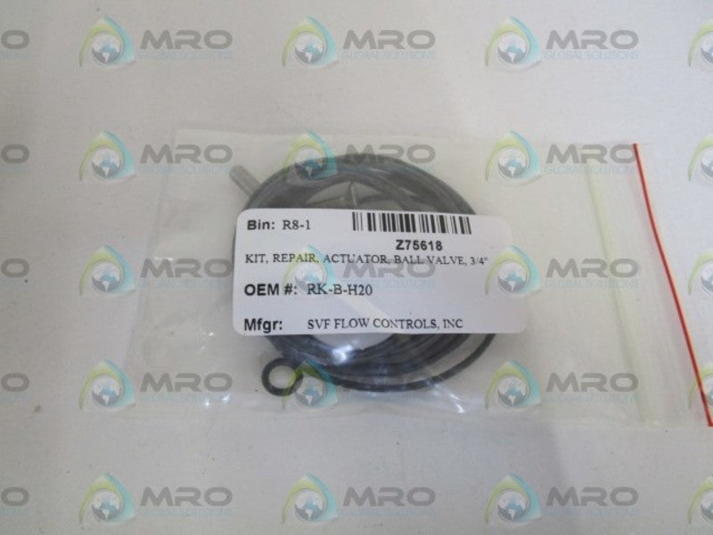 SVF FLOW CONTROLS INC. REPAIR KIT RK-B-H20 *NEW IN BAG*