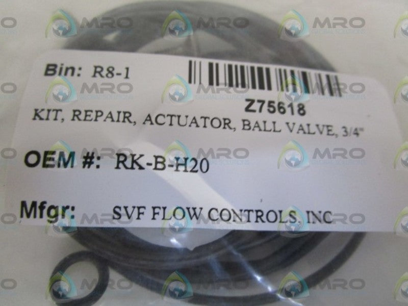 SVF FLOW CONTROLS INC. REPAIR KIT RK-B-H20 *NEW IN BAG*