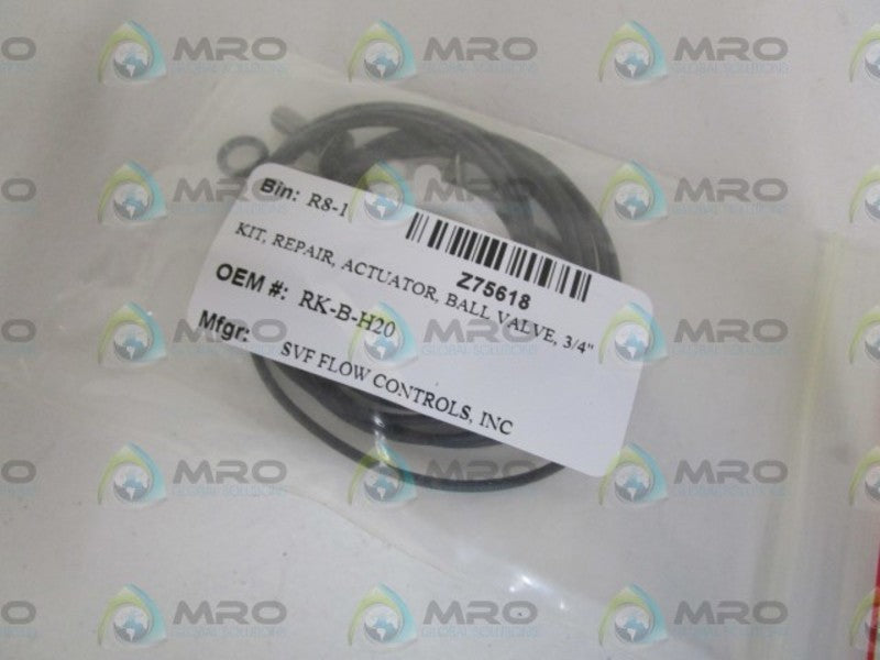 SVF FLOW CONTROLS INC. REPAIR KIT RK-B-H20 *NEW IN BAG*