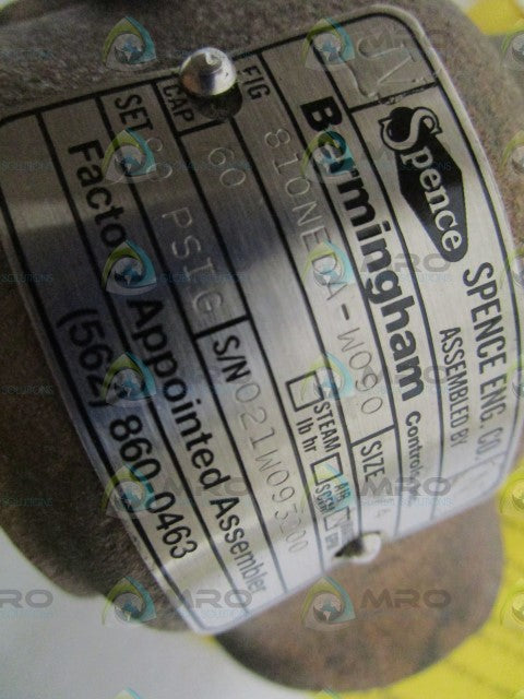 SPENCE VALVE 810NEDA-W090 *NEW NO BOX*