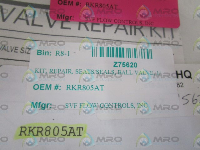 SVF FLOW CONTROLS. INC. REPAIR KIT RKR805AT *NEW IN BAG*