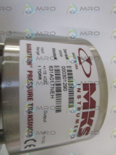 MKS INSTRUMENTS PRESSURE TRANSDUCER 631A01TNEH *NEW IN BOX*