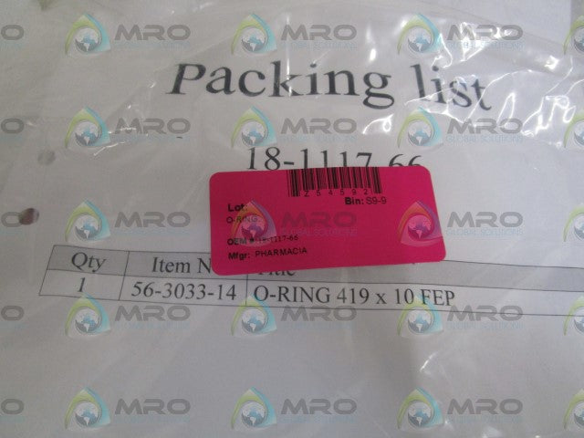 O-RING 56-3033-14 *NEW IN BAG*