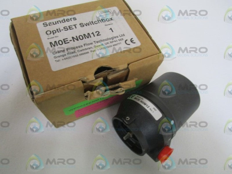 SAUNDERS OPTI-SET SWITCHBOX M0E-N0M12 *NEW IN BOX*