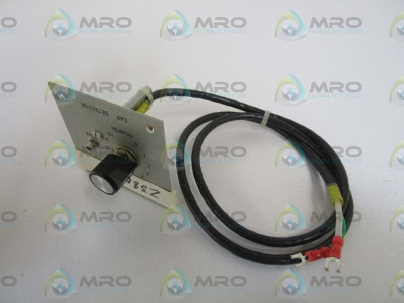 GENESIS MACHINERY CAP ADJUST DETECTOR C-143-G-330 *NEW NO BOX*