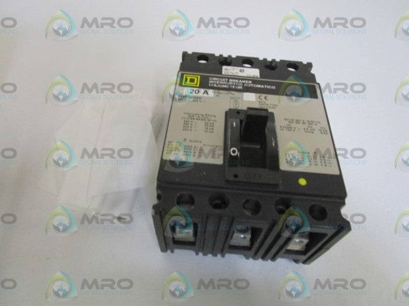 SQUARE D FHP36020 CIRCUIT BREAKER *NEW IN BOX*