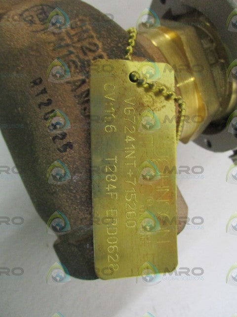 JOHNSON CONTROLS VALVE W/ ACTUATOR VG7241NT+715260 *NEW NO BOX*