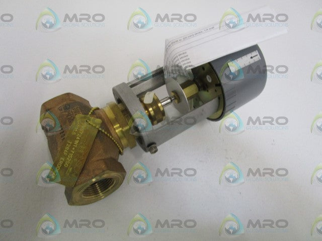 JOHNSON CONTROLS VALVE W/ ACTUATOR VG7241NT+715260 *NEW NO BOX*