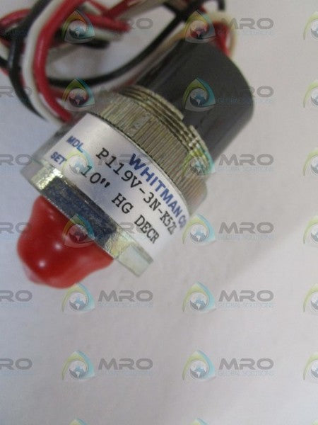 WHITMAN SWITCH P119V-3N-K52L *NEW NO BOX*