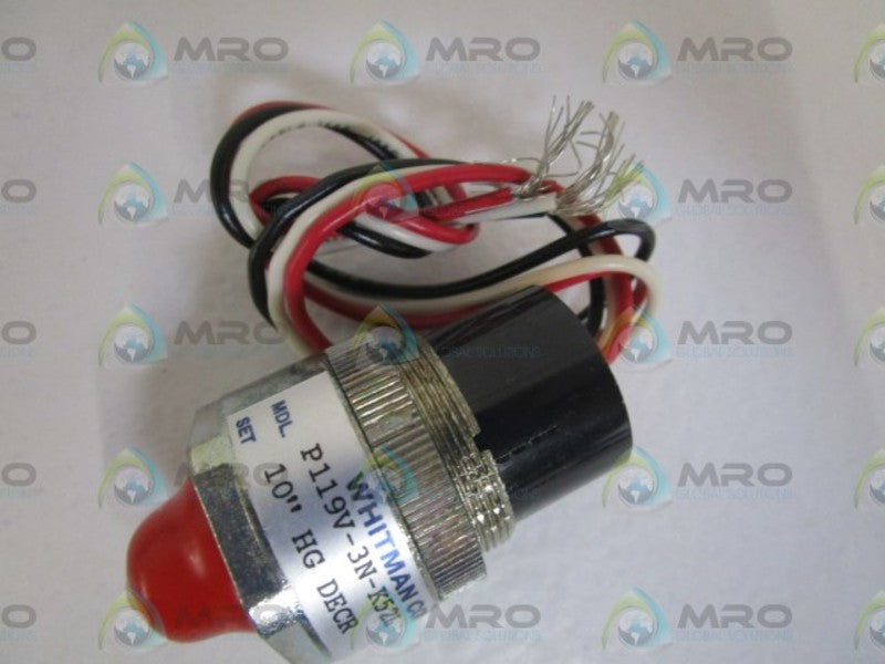 WHITMAN SWITCH P119V-3N-K52L *NEW NO BOX*