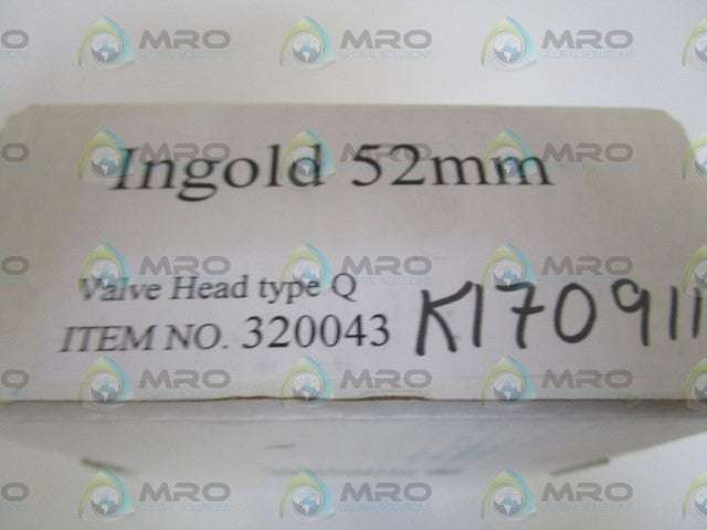 KEOFITT VALVE HEAD TYPE Q 320043 *NEW IN BOX*