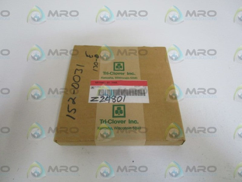 TRI-CLOVER PUMP BACKPLATE SP216G-11-316L *FACTORY SEALED*