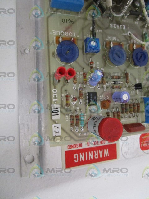 POLYSPEDE CONTROL BOARD  E1525 *USED*