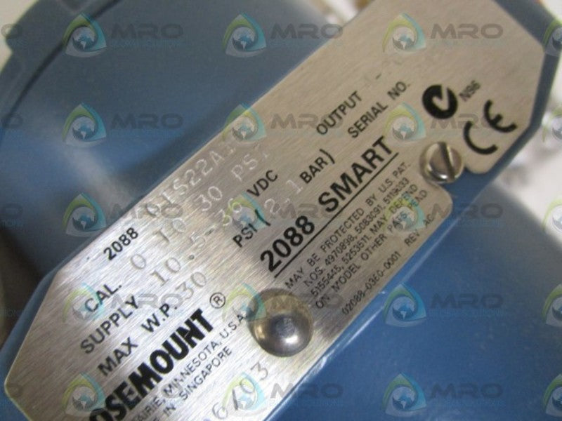 ROSEMOUNT 2088G1S22A1B4 PRESSURE TRANSMITTER *NEW IN BOX*