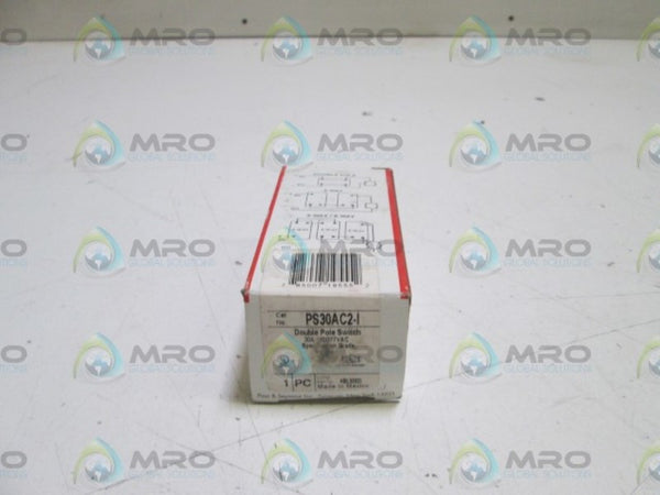 PASS & SEYMOUR DOUBLE POLE SWITCH  PS30AC2-I   NSMP