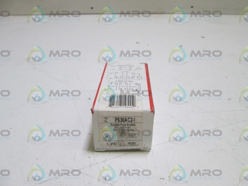 PASS & SEYMOUR DOUBLE POLE SWITCH  PS30AC2-I   NSMP