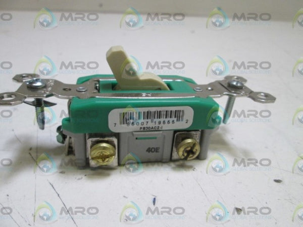 PASS & SEYMOUR DOUBLE POLE SWITCH  PS30AC2-I   NSMP