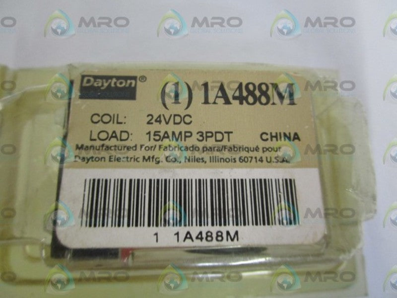 DAYTON 1A488M RELAY 24VDC * NEW IN ORIGINAL PACKAGE *
