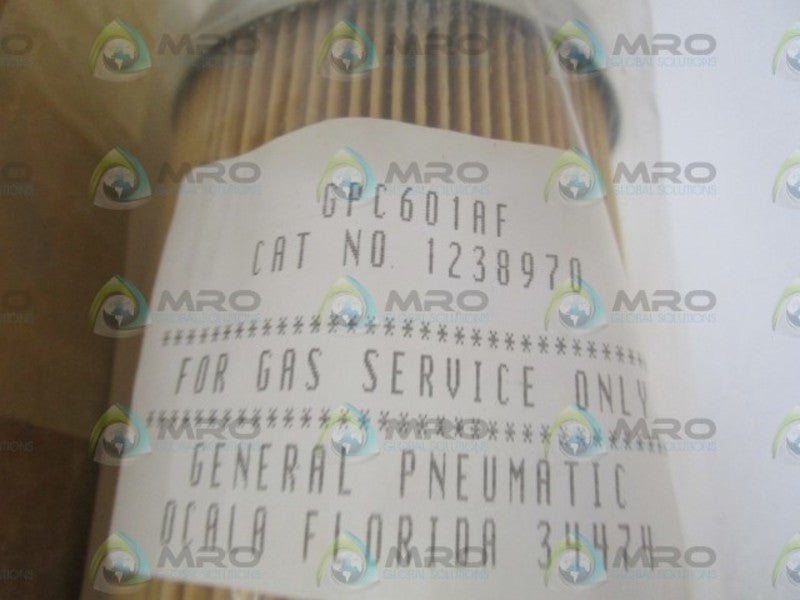GENERAL PNEUMATIC GAS SERVICE ONLY FILTER 1238970  NSMP