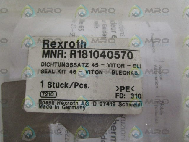REXROTH SEAL KIT R181040570 *NEW IN BAG*