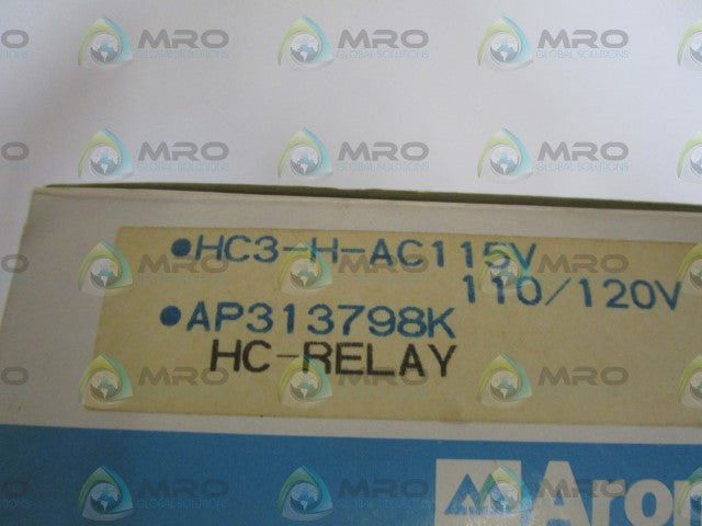 LOT OF 16 AROMAT 110/120V RELAY HC3-H-AC115V *NEW IN BOX*