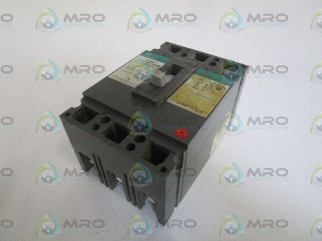 GENERAL ELECTRIC CIRCUIT BREAKER THED136015 (GREY FACE) *USED*