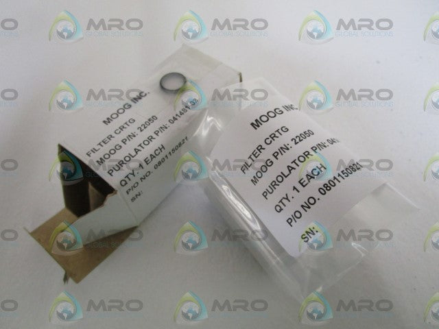 MOOG INC. FILTER CARTRIDGE 22050 *NEW IN BOX*