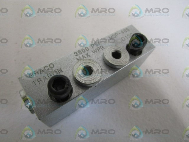 GRACO TRABON DIVIDER VALVE MSP-40S *NEW NO BOX*