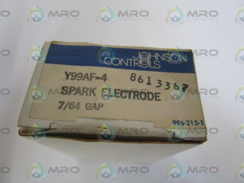 JOHNSON CONTROLS SPARK ELECTRODE Y99AF-4  NSMP