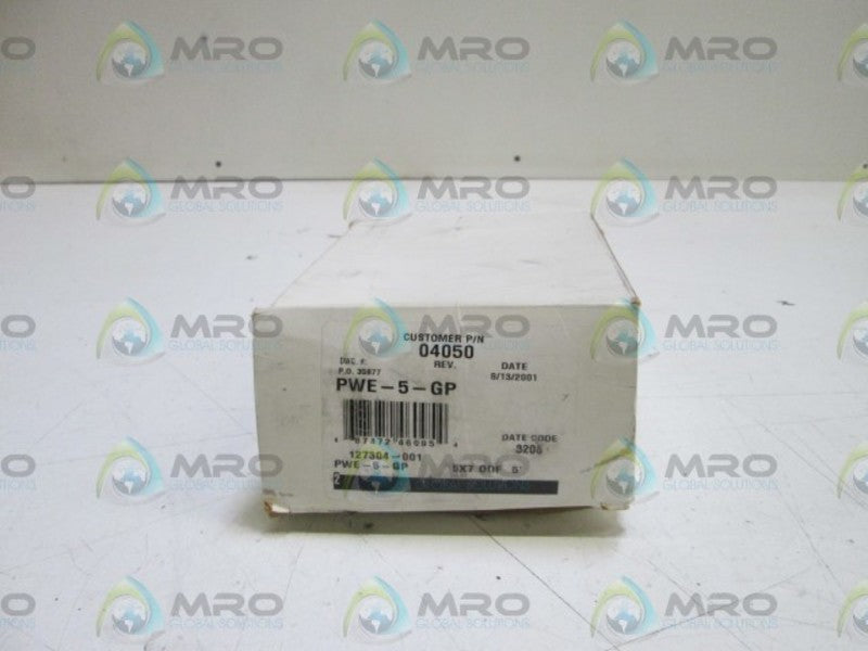 SPORLAN VALVE PWE-5-GP *NEW IN BOX*