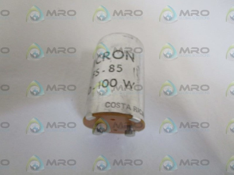 LOT OF 9 VICRON 90-100W LAMP STARTER FS-85  NSMP