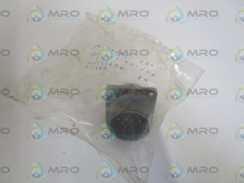 AMPHENOL MS3102A-20-27P CIRCULAR CONNECTOR * NEW IN FACTORY BAG *