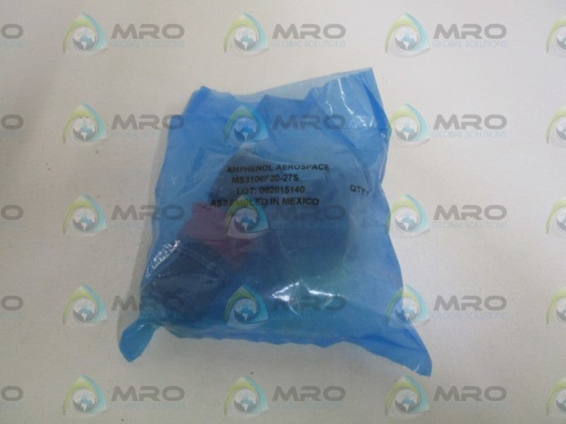 AMPHENOL CIRCULAR CONNECTOR MS3106F20-27S * NEW IN FACTORY BAG *