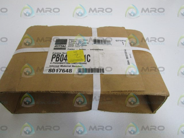RITTAL 4 PUSBUTTON ENCLOSURE PB04305S1C *FACTORY SEALED*