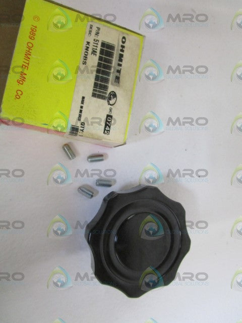 OHMITE KNOB 5111AE *NEW IN BOX*