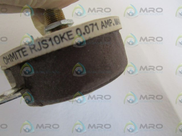 OHMITE 10000OHMS RHEOSTAT RJS10KE *NEW IN BOX*