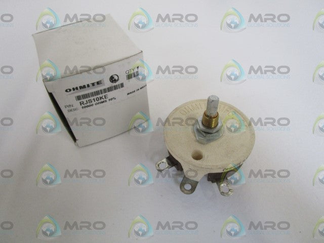 OHMITE 10000OHMS RHEOSTAT RJS10KE *NEW IN BOX*
