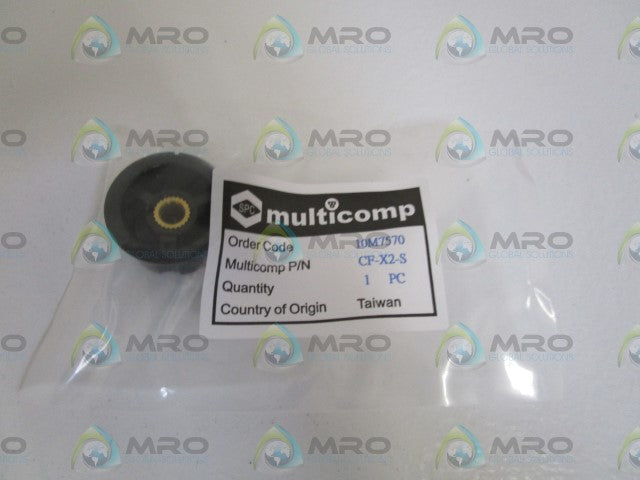 LOT OF 6 MULTICOMP DIAL KNOB MC21052 *NEW IN FACTORY BAG*
