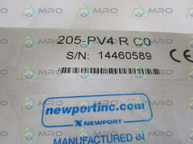 NEWPORT INC. PANEL METER 205-PV4 R C0 *NEW IN BOX*
