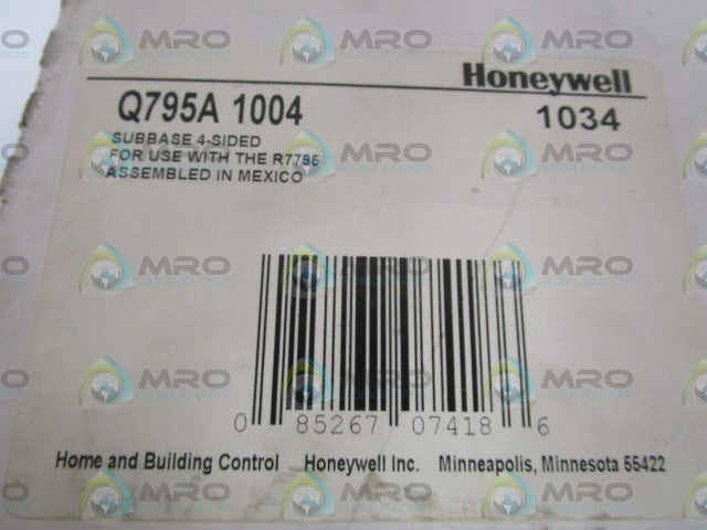 HONEYWELL SUBBASE 4-SIDED Q795A 1004 *NEW IN BOX*