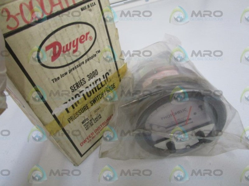 DWYER PRESSURE SWITCH/GAGE 3040C  NSMP