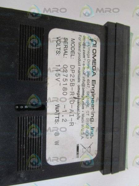 OMEGA 115V PANEL METER DP25B-RTD-AI-R *USED*
