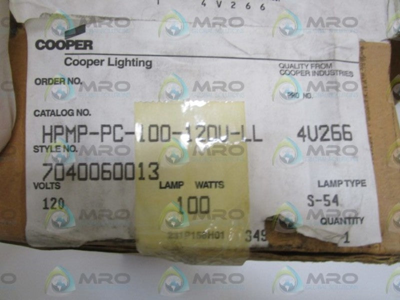 COOPER HPMP-PC-100-120V-LL NSMP