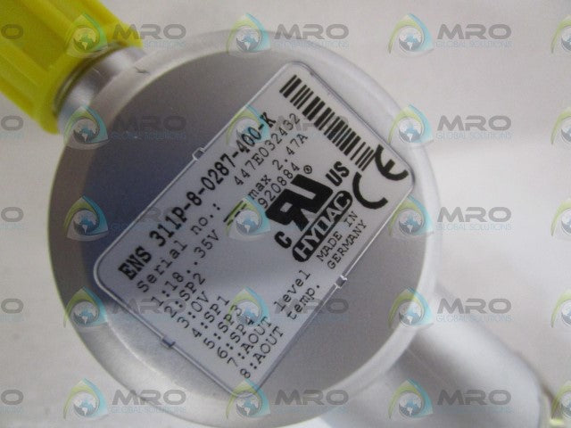 HYDAC ELECTRONIC LEVEL SWITCH ENS 311P-8-0287-400-K *NEW IN BOX*
