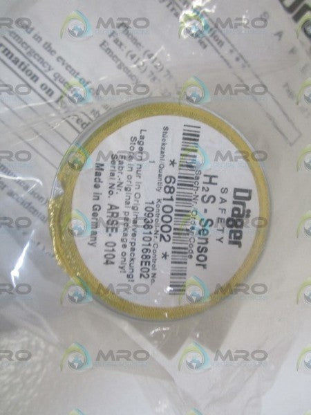 DRAGER SAFETY H2S-SENSOR 6810002  NSMP