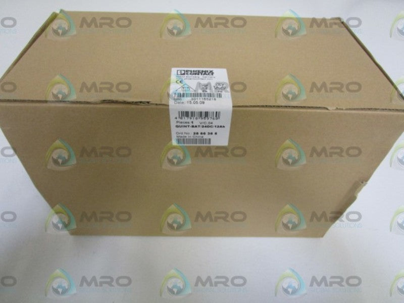 PHOENIX CONTACT BATTERY MODULE QUINT-BAT/24DC/12Ah * FACTORY SEALED *