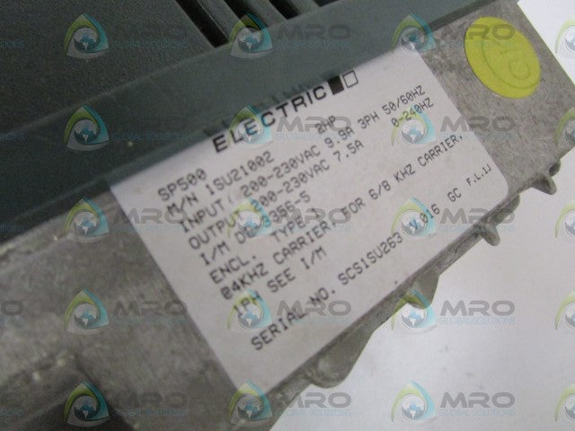 RELIANCE ELECTRIC 2HP VS DRIVE 1SU21002 (AS PICTURED) *USED*