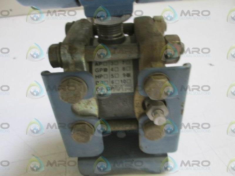 ROSEMOUNT PRESSURE TRANSMITTER 1151GP9F12B1  UNMP